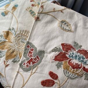 Pottery Barn linen/coton curtains